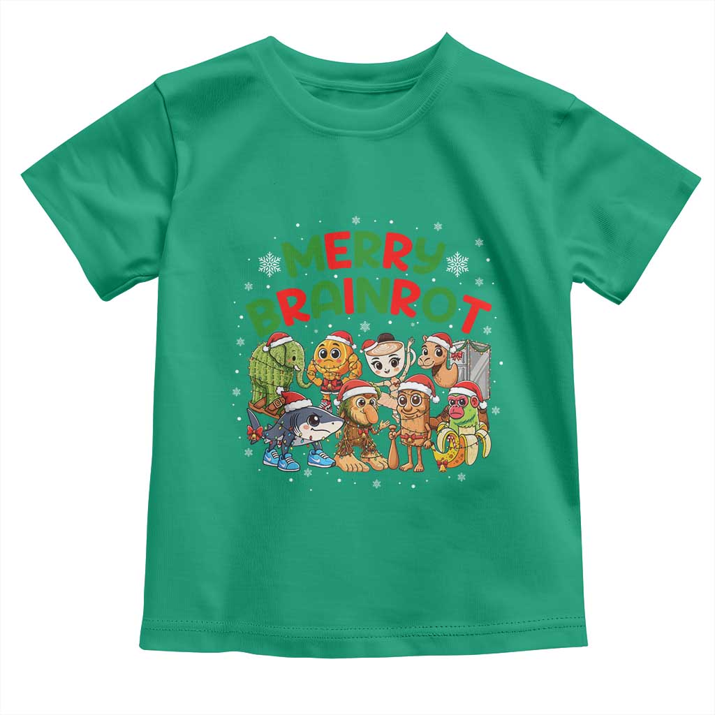 Gen Z Italian Merry Brainrot Christmas Toddler T Shirt Meme Holiday Gift - Wonder Print Shop