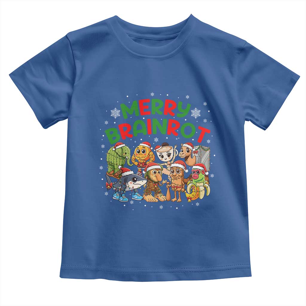 Gen Z Italian Merry Brainrot Christmas Toddler T Shirt Meme Holiday Gift - Wonder Print Shop