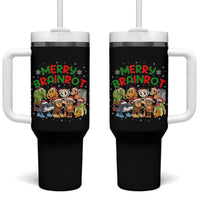 Gen Z Italian Merry Brainrot Christmas Tumbler With Handle Meme Holiday Gift - Wonder Print Shop