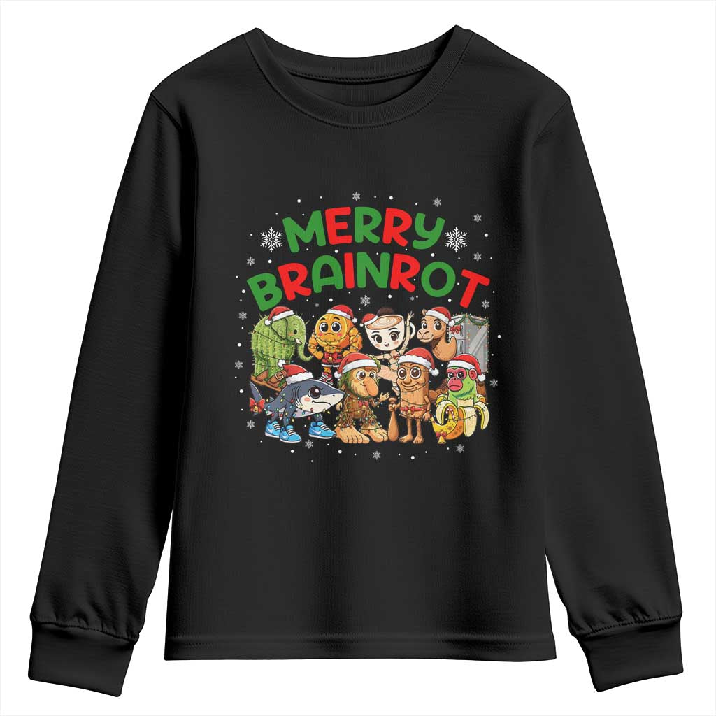 Gen Z Italian Merry Brainrot Christmas Youth Sweatshirt Meme Holiday Gift - Wonder Print Shop