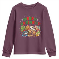 Gen Z Italian Merry Brainrot Christmas Youth Sweatshirt Meme Holiday Gift - Wonder Print Shop
