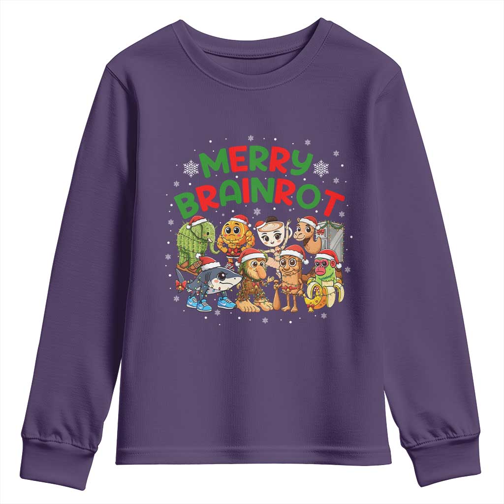 Gen Z Italian Merry Brainrot Christmas Youth Sweatshirt Meme Holiday Gift - Wonder Print Shop
