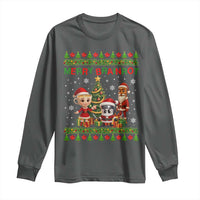 Merry Brainrot Long Sleeve Shirt Funny Ugly Christmas Italian Meme Gift - Wonder Print Shop