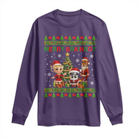 Merry Brainrot Long Sleeve Shirt Funny Ugly Christmas Italian Meme Gift - Wonder Print Shop