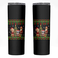 Merry Brainrot Skinny Tumbler Funny Ugly Christmas Italian Meme Gift - Wonder Print Shop