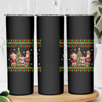Merry Brainrot Skinny Tumbler Funny Ugly Christmas Italian Meme Gift - Wonder Print Shop