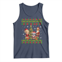 Merry Brainrot Tank Top Funny Ugly Christmas Italian Meme Gift - Wonder Print Shop