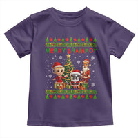 Merry Brainrot Toddler T Shirt Funny Ugly Christmas Italian Meme Gift - Wonder Print Shop