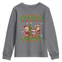 Merry Brainrot Youth Sweatshirt Funny Ugly Christmas Italian Meme Gift - Wonder Print Shop