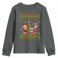 Merry Brainrot Youth Sweatshirt Funny Ugly Christmas Italian Meme Gift - Wonder Print Shop
