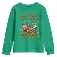 Merry Brainrot Youth Sweatshirt Funny Ugly Christmas Italian Meme Gift - Wonder Print Shop