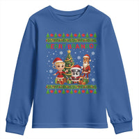 Merry Brainrot Youth Sweatshirt Funny Ugly Christmas Italian Meme Gift - Wonder Print Shop