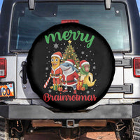 Merry Brainrotmas Spare Tire Cover Funny Italian Brainrot Meme Christmas - Wonder Print Shop
