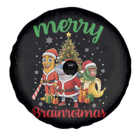 Merry Brainrotmas Spare Tire Cover Funny Italian Brainrot Meme Christmas - Wonder Print Shop