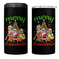 Merry Brainrotmas 4 in 1 Can Cooler Tumbler Funny Italian Brainrot Meme Christmas - Wonder Print Shop