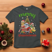 Merry Brainrotmas T Shirt Funny Italian Brainrot Meme Christmas - Wonder Print Shop