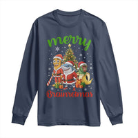 Merry Brainrotmas Long Sleeve Shirt Funny Italian Brainrot Meme Christmas - Wonder Print Shop
