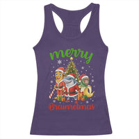 Merry Brainrotmas Racerback Tank Top Funny Italian Brainrot Meme Christmas - Wonder Print Shop
