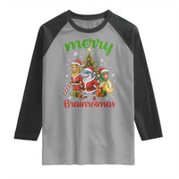 Merry Brainrotmas Raglan Shirt Funny Italian Brainrot Meme Christmas - Wonder Print Shop