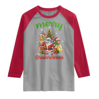 Merry Brainrotmas Raglan Shirt Funny Italian Brainrot Meme Christmas - Wonder Print Shop