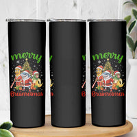 Merry Brainrotmas Skinny Tumbler Funny Italian Brainrot Meme Christmas - Wonder Print Shop