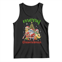 Merry Brainrotmas Tank Top Funny Italian Brainrot Meme Christmas - Wonder Print Shop