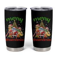 Merry Brainrotmas Tumbler Cup Funny Italian Brainrot Meme Christmas - Wonder Print Shop