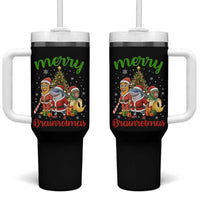 Merry Brainrotmas Tumbler With Handle Funny Italian Brainrot Meme Christmas - Wonder Print Shop