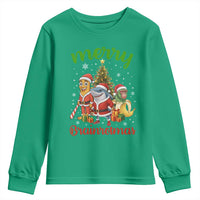 Merry Brainrotmas Youth Sweatshirt Funny Italian Brainrot Meme Christmas - Wonder Print Shop