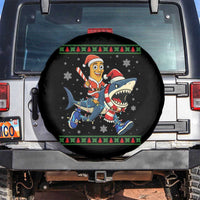 Funny Tung Tung Sahur Riding Tralala Spare Tire Cover Ugly Chritstmas Italian Brainrot Meme - Wonder Print Shop