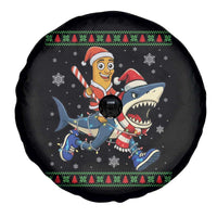 Funny Tung Tung Sahur Riding Tralala Spare Tire Cover Ugly Chritstmas Italian Brainrot Meme - Wonder Print Shop