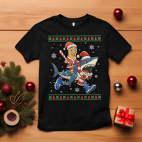 Funny Tung Tung Sahur Riding Tralala T Shirt Ugly Chritstmas Italian Brainrot Meme - Wonder Print Shop