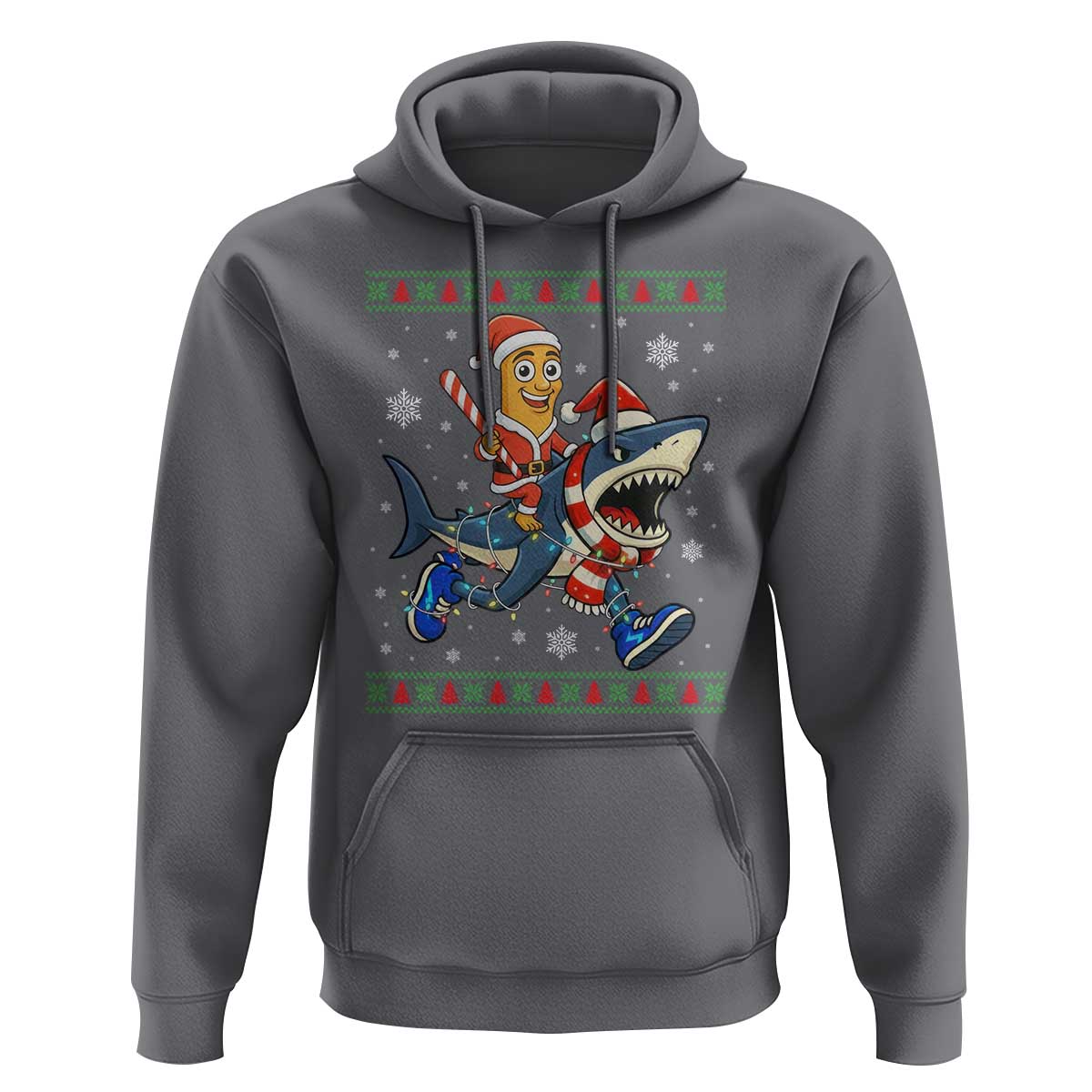 Funny Tung Tung Sahur Riding Tralala Hoodie Ugly Chritstmas Italian Brainrot Meme - Wonder Print Shop