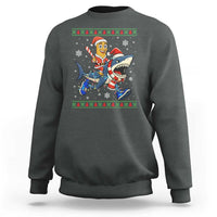 Funny Tung Tung Sahur Riding Tralala Sweatshirt Ugly Chritstmas Italian Brainrot Meme - Wonder Print Shop
