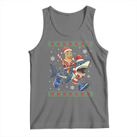 Funny Tung Tung Sahur Riding Tralala Tank Top Ugly Chritstmas Italian Brainrot Meme - Wonder Print Shop