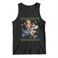 Funny Tung Tung Sahur Riding Tralala Tank Top Ugly Chritstmas Italian Brainrot Meme - Wonder Print Shop