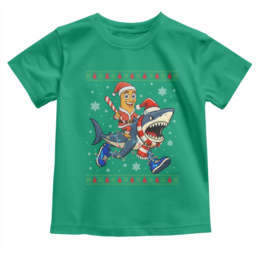 Funny Tung Tung Sahur Riding Tralala Toddler T Shirt Ugly Chritstmas Italian Brainrot Meme - Wonder Print Shop