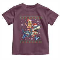 Funny Tung Tung Sahur Riding Tralala Toddler T Shirt Ugly Chritstmas Italian Brainrot Meme - Wonder Print Shop
