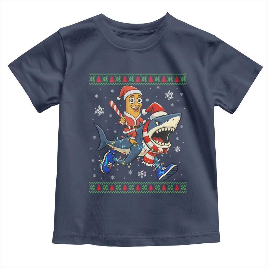 Funny Tung Tung Sahur Riding Tralala Toddler T Shirt Ugly Chritstmas Italian Brainrot Meme - Wonder Print Shop