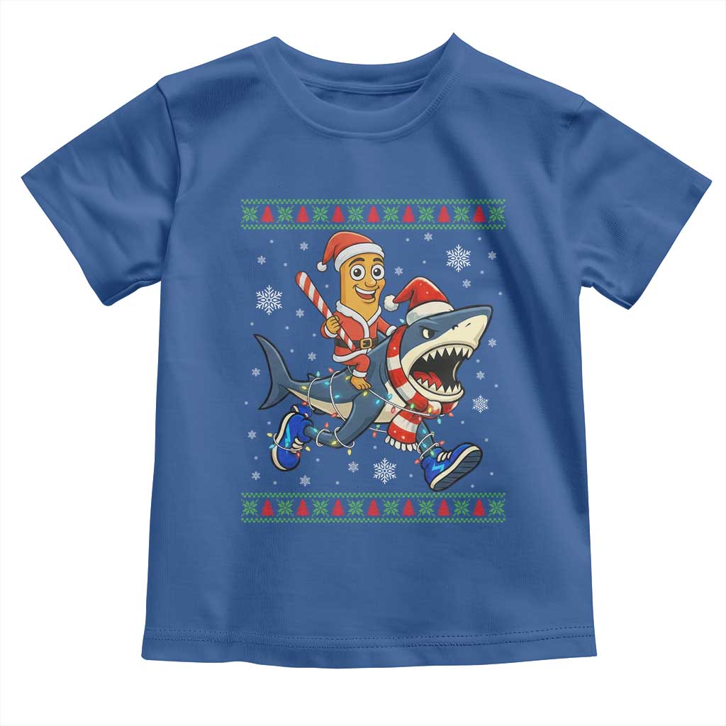 Funny Tung Tung Sahur Riding Tralala Toddler T Shirt Ugly Chritstmas Italian Brainrot Meme - Wonder Print Shop