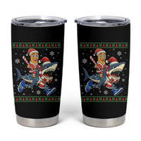 Funny Tung Tung Sahur Riding Tralala Tumbler Cup Ugly Chritstmas Italian Brainrot Meme - Wonder Print Shop