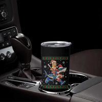 Funny Tung Tung Sahur Riding Tralala Tumbler Cup Ugly Chritstmas Italian Brainrot Meme - Wonder Print Shop