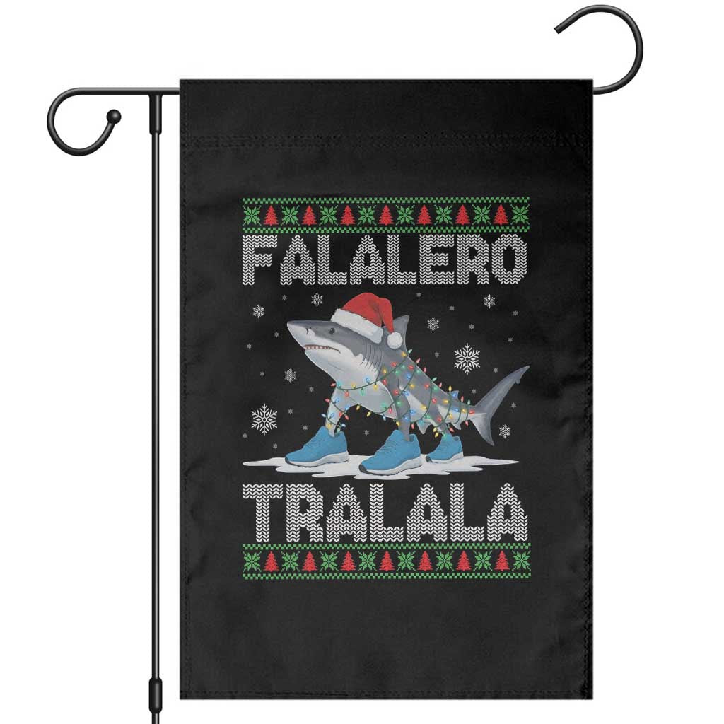 Falalero Tralala Italian Brainrot Meme Christmas Garden Flag Funny Gen Z Alpha Ugly Xmas Gift - Wonder Print Shop