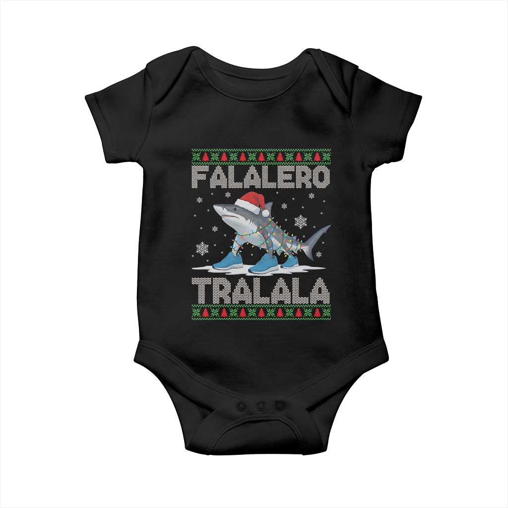 Falalero Tralala Italian Brainrot Meme Christmas Baby Onesie Funny Gen Z Alpha Ugly Xmas Gift - Wonder Print Shop
