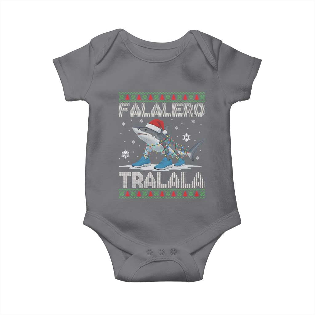 Falalero Tralala Italian Brainrot Meme Christmas Baby Onesie Funny Gen Z Alpha Ugly Xmas Gift - Wonder Print Shop