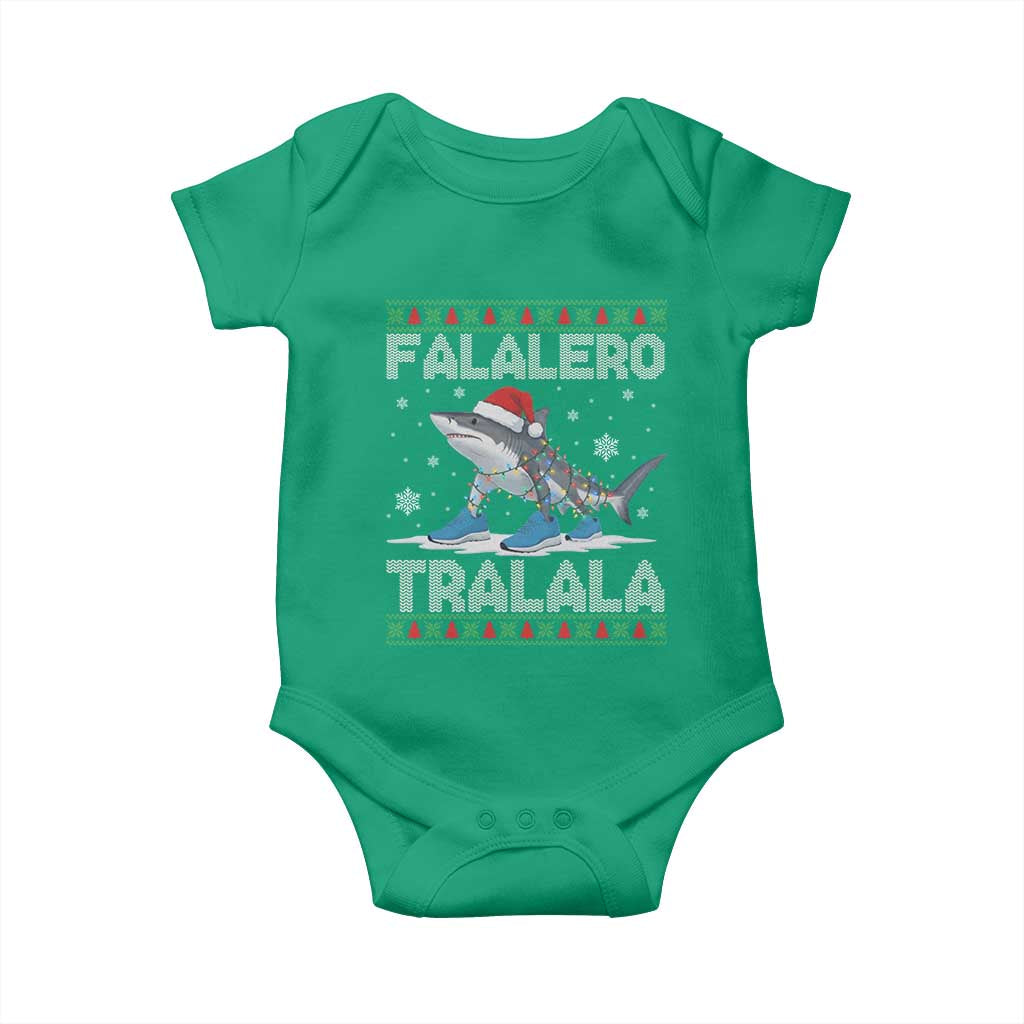 Falalero Tralala Italian Brainrot Meme Christmas Baby Onesie Funny Gen Z Alpha Ugly Xmas Gift - Wonder Print Shop