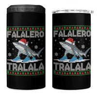 Falalero Tralala Italian Brainrot Meme Christmas 4 in 1 Can Cooler Tumbler Funny Gen Z Alpha Ugly Xmas Gift - Wonder Print Shop