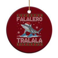 Falalero Tralala Italian Brainrot Meme Christmas Ceramic Ornament Funny Gen Z Alpha Ugly Xmas Gift - Wonder Print Shop
