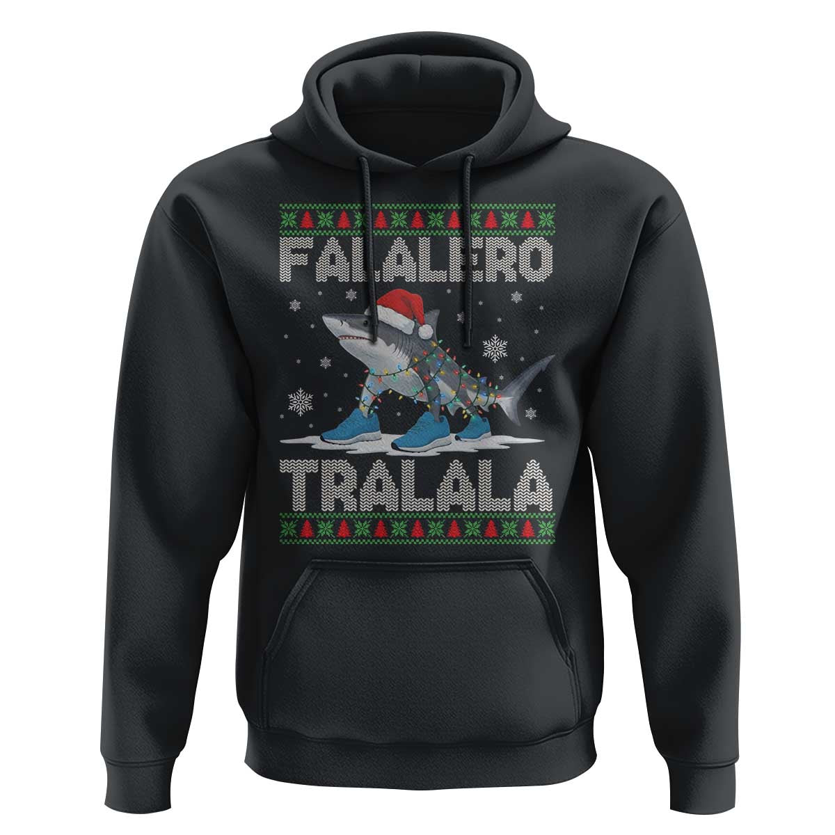 Falalero Tralala Italian Brainrot Meme Christmas Hoodie Funny Gen Z Alpha Ugly Xmas Gift - Wonder Print Shop