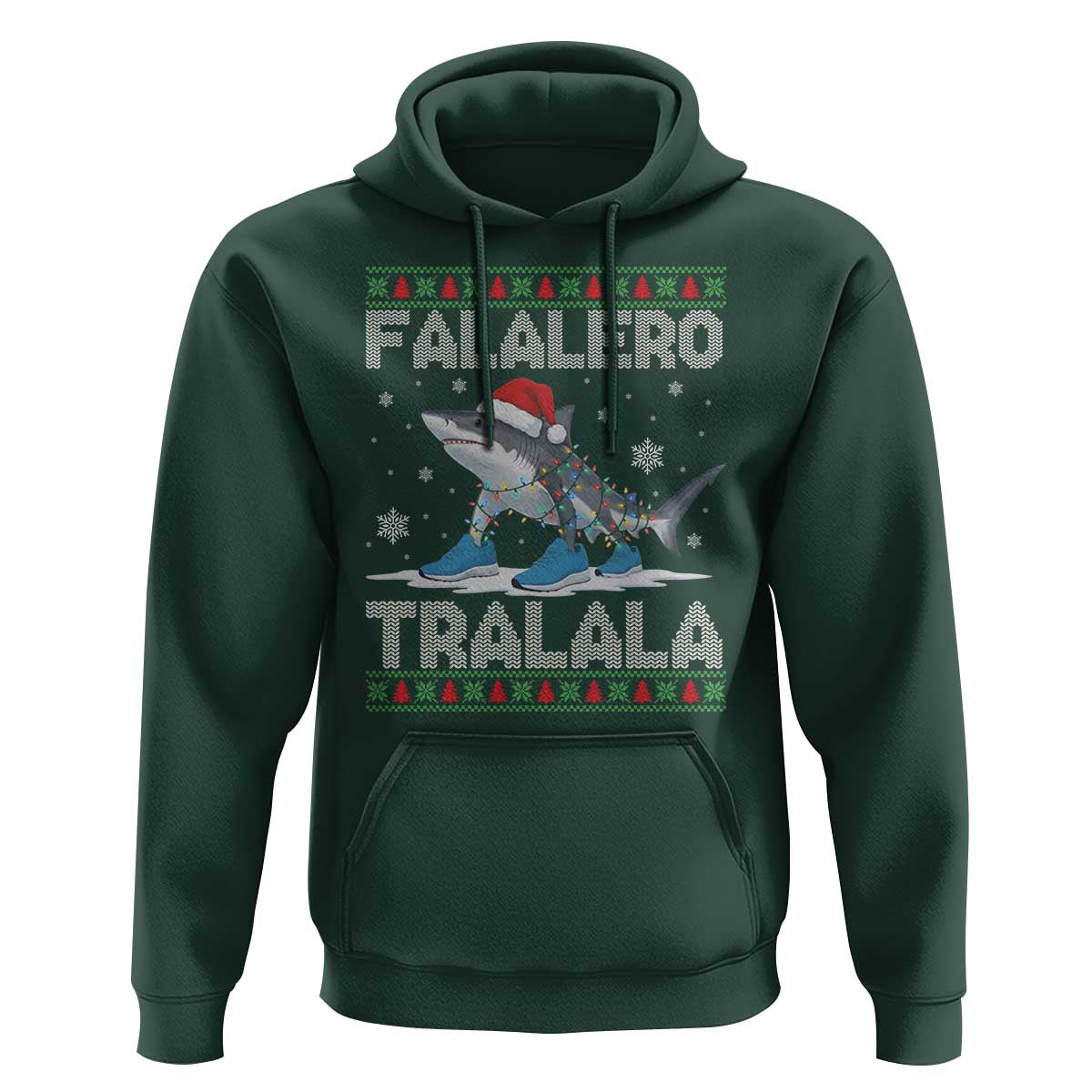Falalero Tralala Italian Brainrot Meme Christmas Hoodie Funny Gen Z Alpha Ugly Xmas Gift - Wonder Print Shop